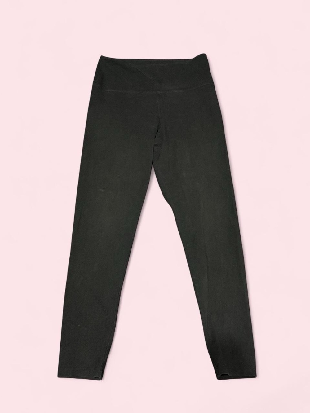 Large PINK Black High-Waist Leggings